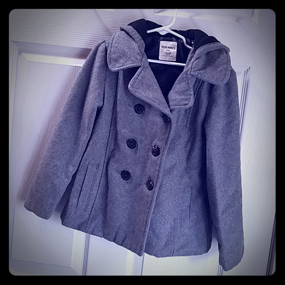 *SOLD ON MERCARI* Old Navy gray peacoat